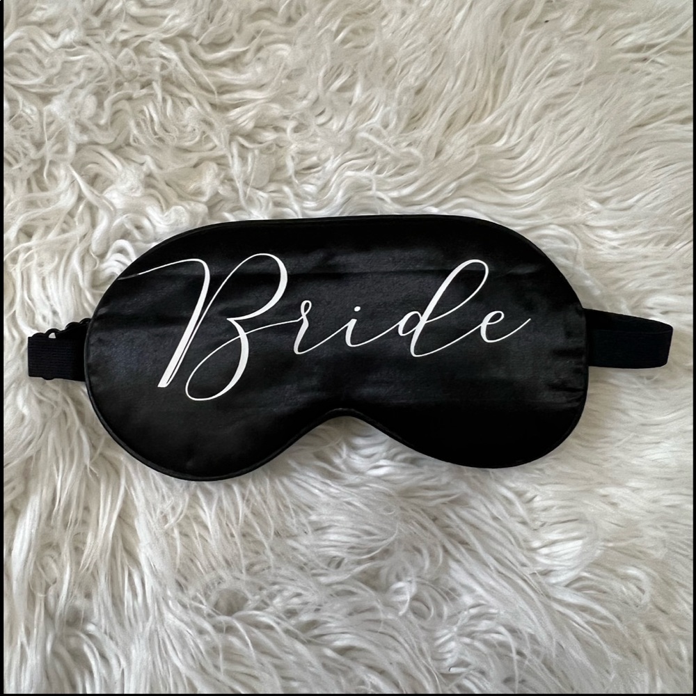Bride sleep mask